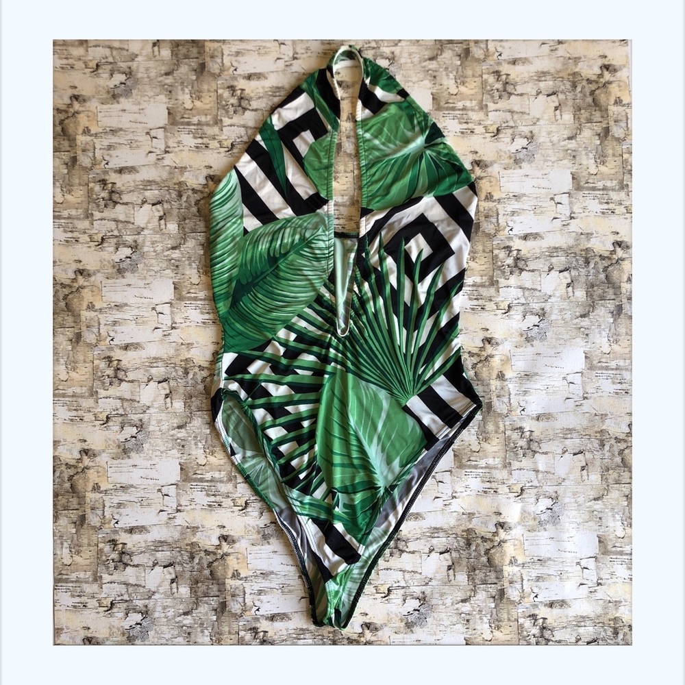 Lightweight One Piece bodysuit Halter Top
